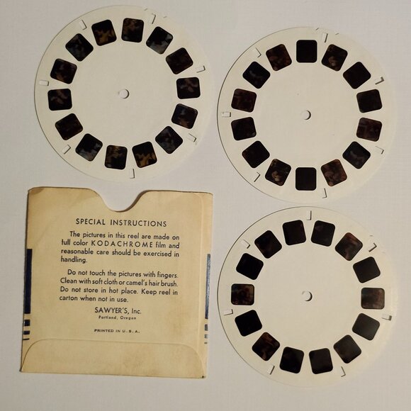 WALT DISNEY'S Hunchback of Notre Dame View Master Reels x 3 - Picture 5 of 5